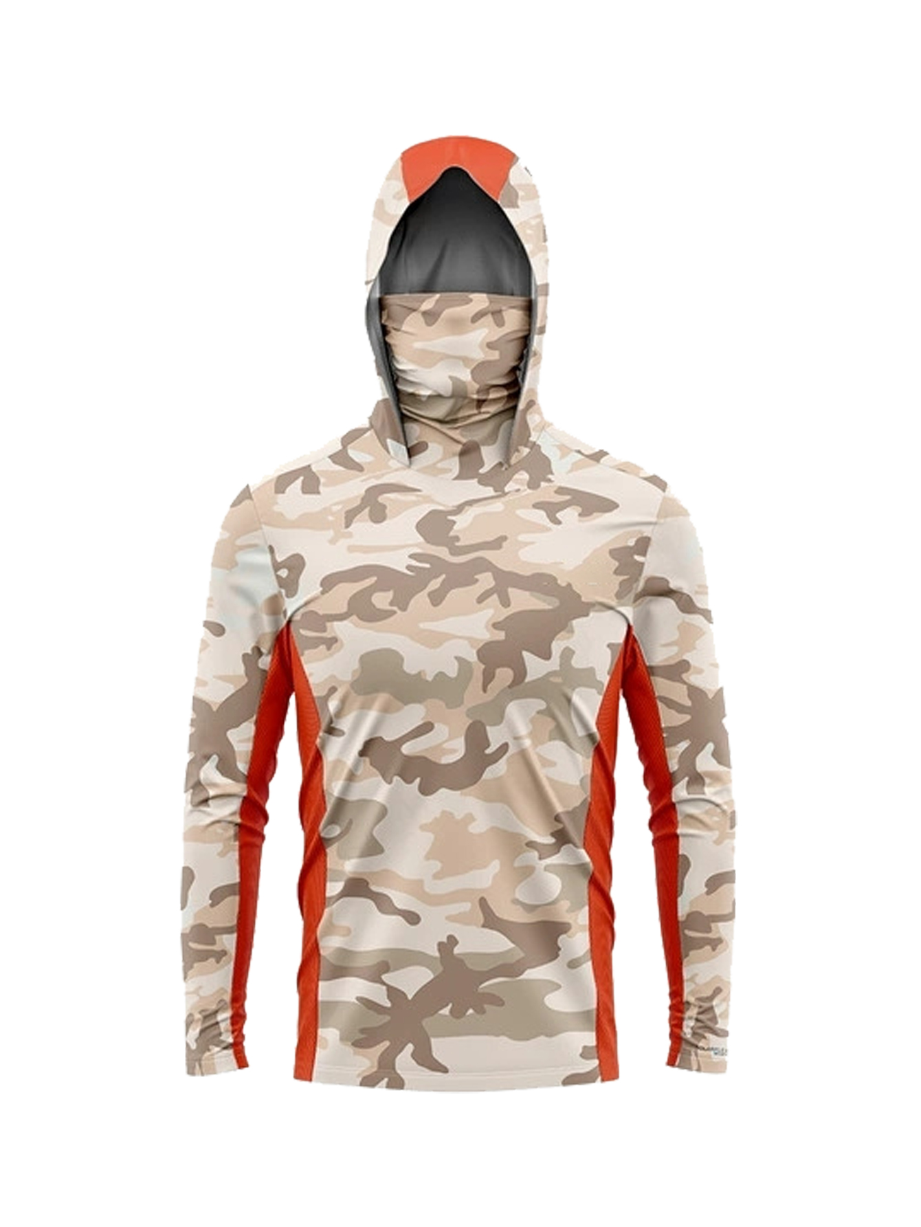 Fishing Shirt Uv Protection - 사막 위장 남성용 낚시 후드 셔츠