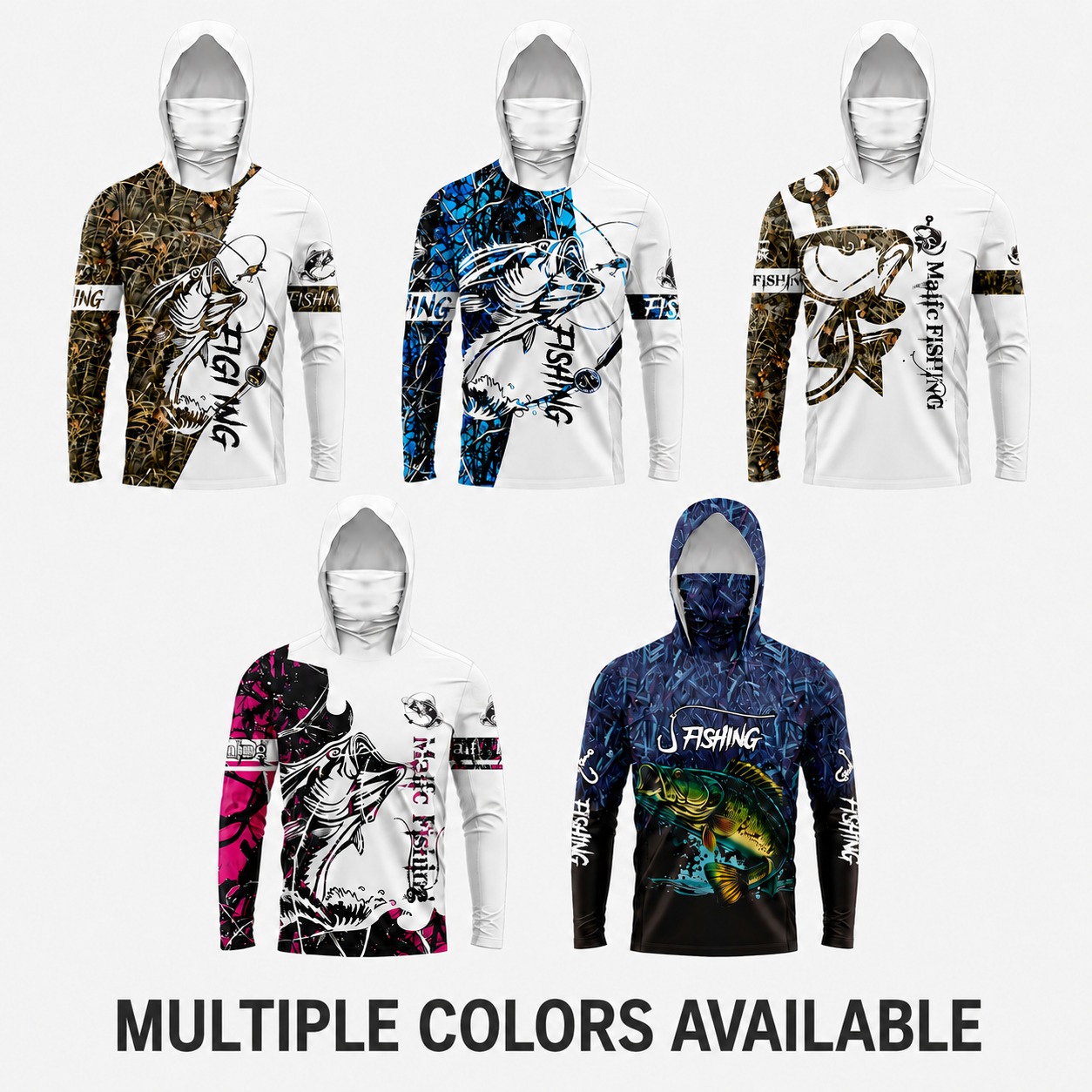 Fishing Shirt Uv Protection - MALFC 1PC 남성용 후드 낚시 셔츠