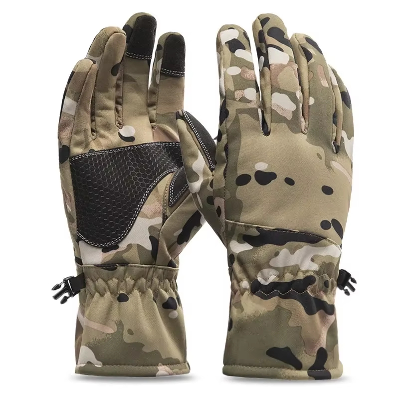 Fishing Gloves - 전술 아웃도어 위장 사냥 방한 논슬립