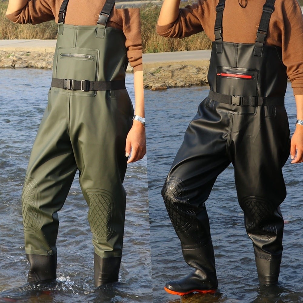 내구성 있는 PVC 낚시복 방수 두꺼운 디자인 웨이더  - Fishing Waders 리뷰 및 가격