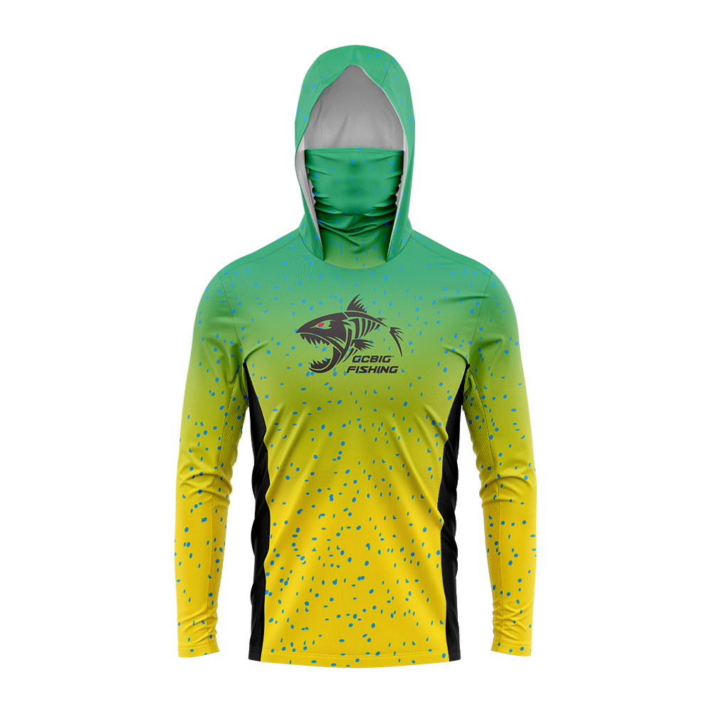 UPF50+ 후드 낚시 셔츠 내장형 페이스 가이터 3D - Fishing Shirt Uv Protection 리뷰 및 가격