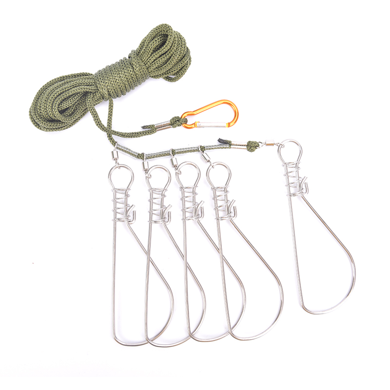 낚시 잠금 버클 낚시 스냅 체인 스트링거 플로트 라이브 - Fishing Belt 리뷰 및 가격