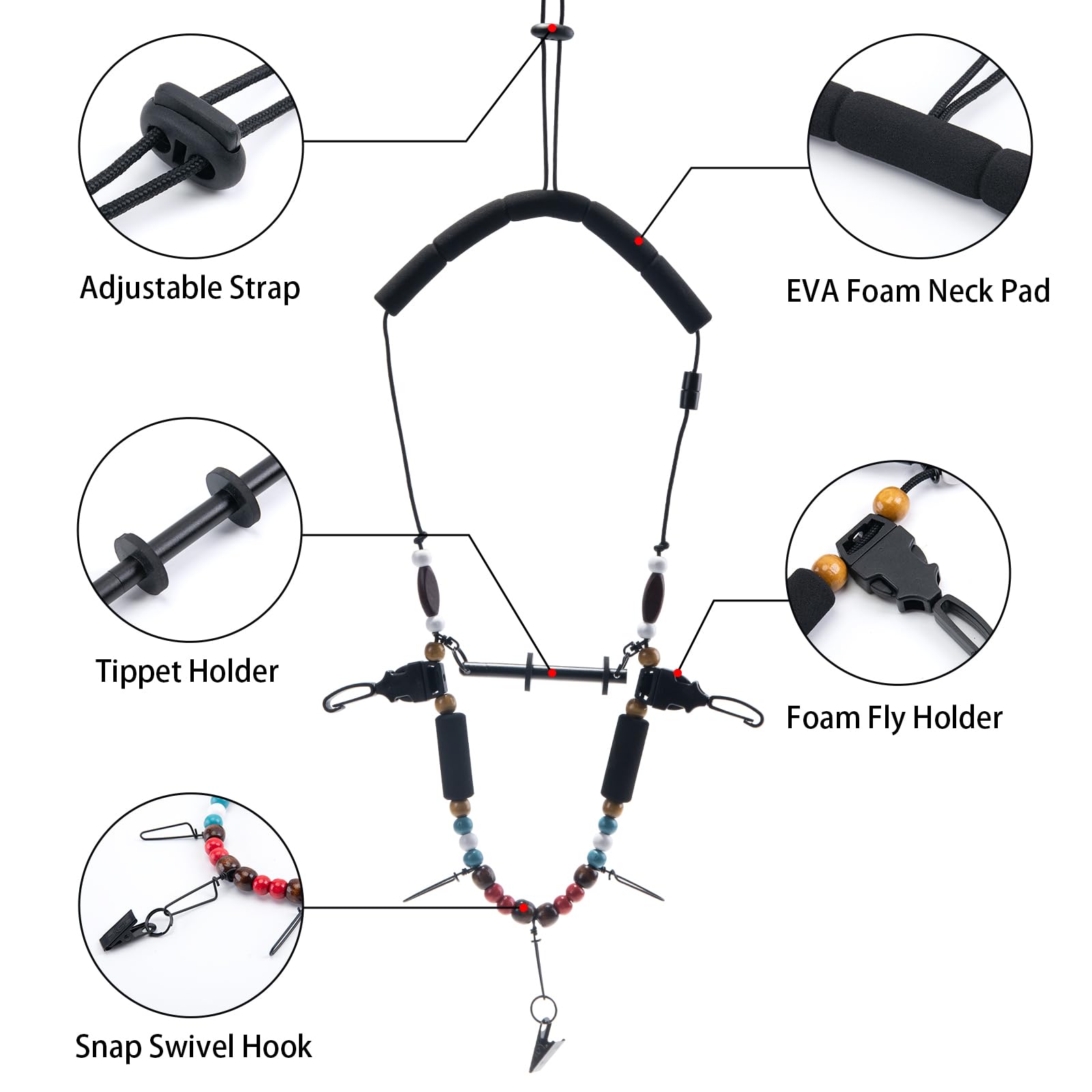 고투어 플라이 낚시 랜야드, 가벼운 퀵 릴리즈 플라이  - Fishing Belt 리뷰 및 가격