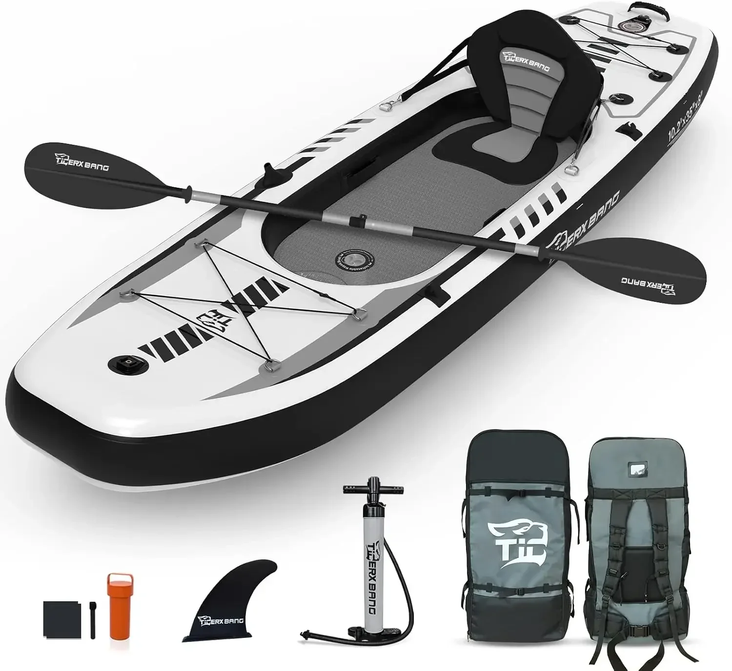 TIGERXBANG 10.2'x35''x8'' 크기의  - Fishing Backpack 리뷰 및 가격